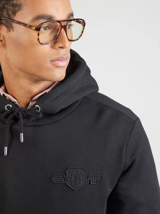 GANT  Regular Tonal Shield Hoodie for Men | Best Price UAE
